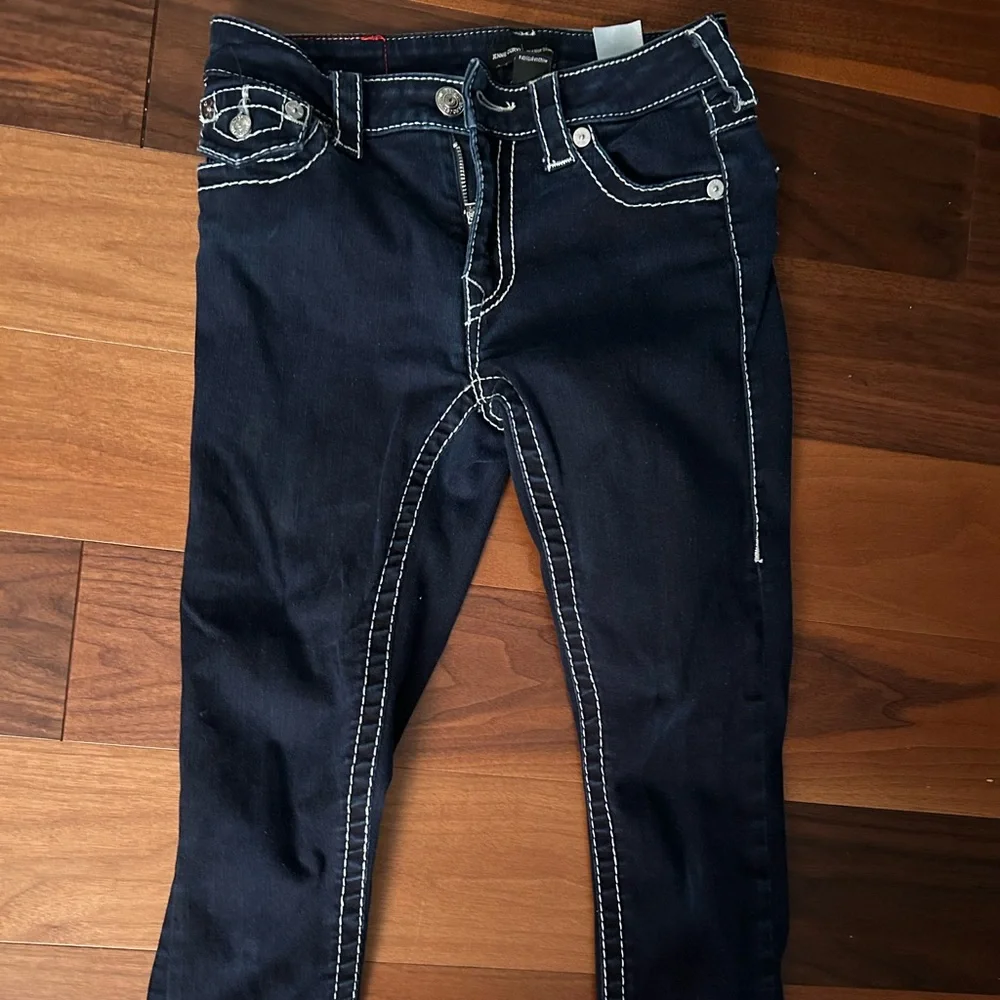True Religion Dark Blue Skinny Jeans - Picture 2 of 3